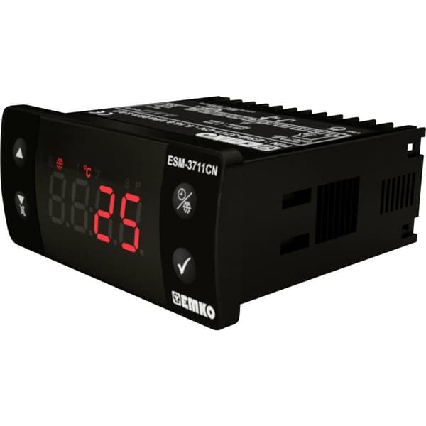 Emko ESM-3711-CN.8.18.0.1/00.00/1.0.0.0 2-punkts regulator Termostat NTC -50 till 100 °C Relä 16 A (L x B x H) 65 x 76