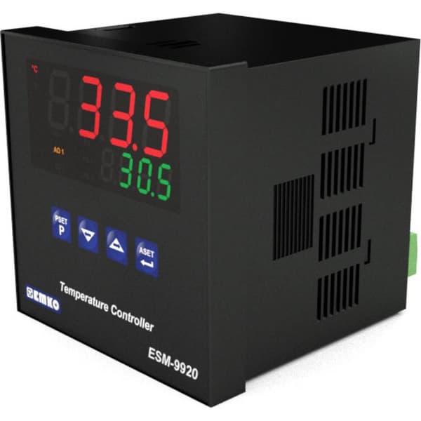 Emko ESM-9920.5.20.0.1/01.02/0.0.0.0 2-punkts, P, PI, PD, PID Termostat Pt100, J, K, R, S, T -200 till 1700 °C Relä 5 A