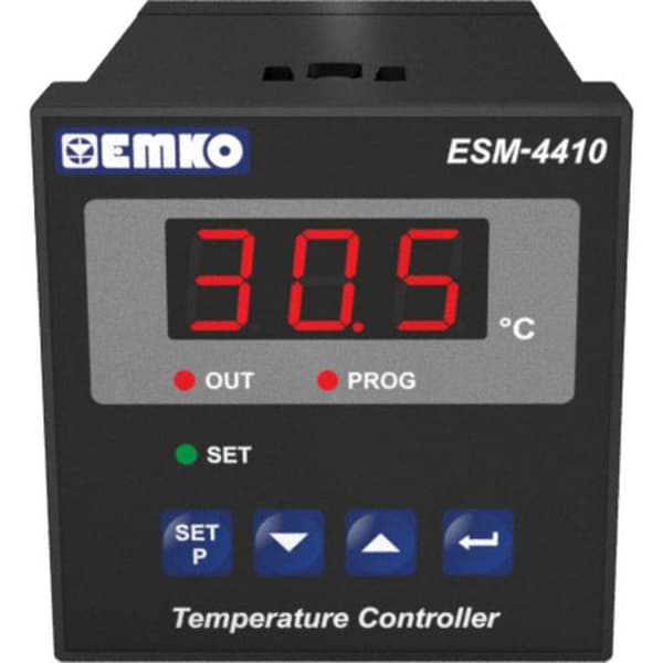 Emko ESM-4410.2.14.0.1/00.00/2.0.0.0 2-punkts regulator Termostat Pt1000 -50 till 400 °C Relä 7 A (L x B x H) 95 x 48 x