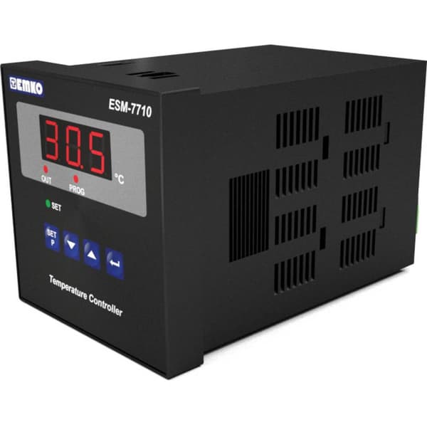 Emko ESM-7710.5.03.0.1/01.00/2.0.0.0 2-punkts regulator Termostat Pt100 -50 till 400 °C Relä 7 A (L x B x H) 95 x 72 x