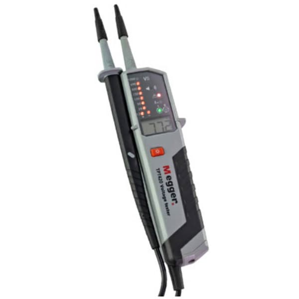 Megger TPT420 Tvåpolig spänningsprovare CAT IV 1000 V LED, LCD, Akustik