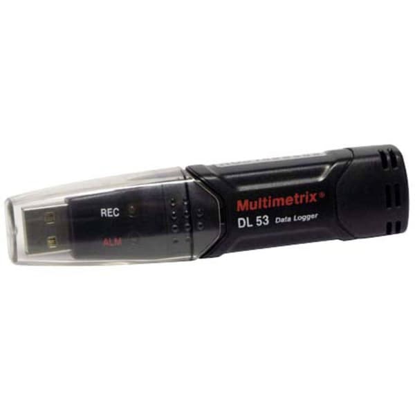 Multimetrix P06230801 DL 53 Fukt-datalogger, Temperatur-datalogger Uppmätt värde Fuktighet, Temperatur -40 till 70 °C i