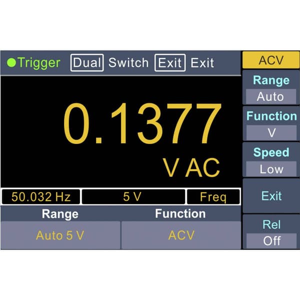 VOLTCRAFT VC-11785300 Bordsmultimeter digital CAT I 1000 V, CAT II 600 V Display (Beräkningar): 55000