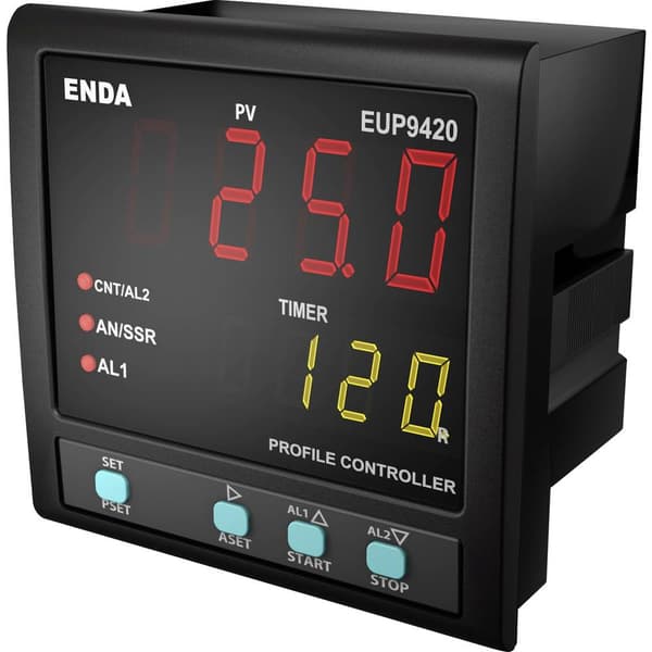 Enda EUP9420-230 PID Universell regulator Pt100, J, K, L, T, S, R SSR, Relä 8 A (B x H) 96 mm x 96 mm