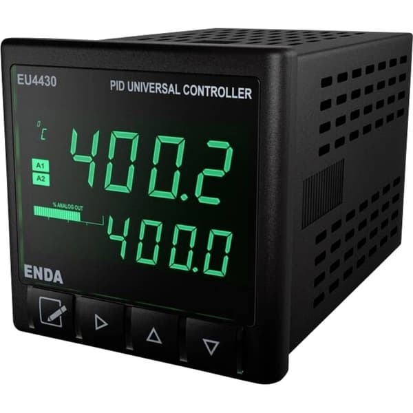Enda EU4430-230 PID Universell regulator Pt100, J, K, L, T, S, R SSR, Relä 10 A (B x H) 48 mm x 48 mm