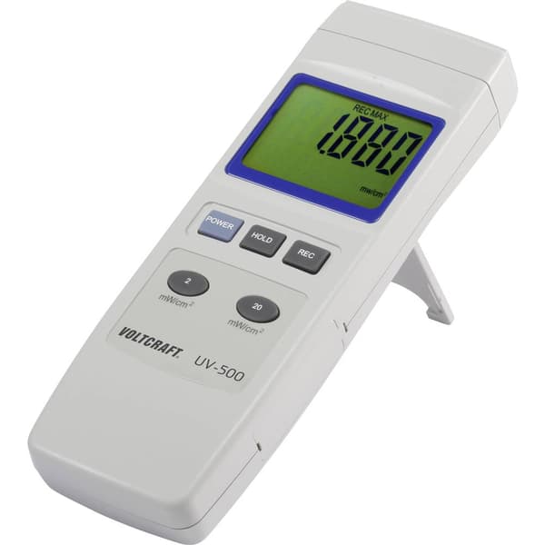VOLTCRAFT VC-8330305 UV-500 UV-mätare 0.002 - 19.99 mW/cm²