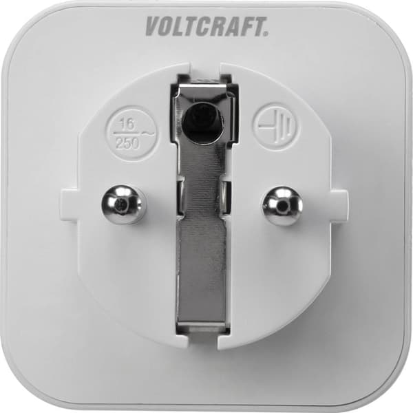 VOLTCRAFT SEM6500 Energimätare Trådlös sockel, Dataexport, Dataloggerfunktion, Kostnadsprognos, TRMS, Eltariff inställb