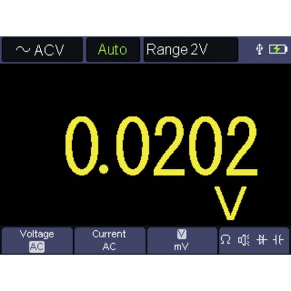 VOLTCRAFT DSO-2072H Handhållet oscilloskop 70 MHz 2 kanaler 250 MSa/s 8 kpts 8 Bit Handenhet, Funktionsgenerator, Multi