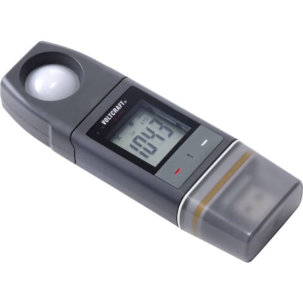 VOLTCRAFT VC9657635 DL-230L Datalogger Lux Uppmätt värde Belysningsstyrka PDF Funktion, inkl. väggfäste