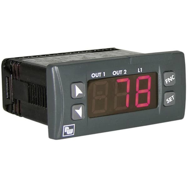 Wachendorff UR3274S3 PID Termostat K, S, R, J, Pt100, Pt500, Pt1000, Ni100, PTC1K, NTC10K Relä 8 A, Relä 5 A, SSR (L x