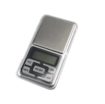 Digitalvåg i fick format, Pocket Scale, Smyckes våg 0,01 - 200g Silver