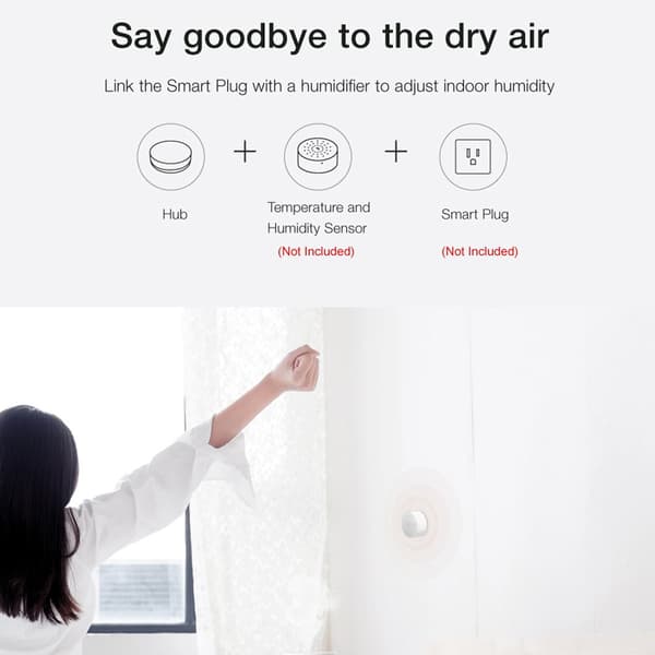 APP + Röststyrning Multifunktionell Gateway Hub Smart Home Remote Controller Arbeta med Amazon Alexa