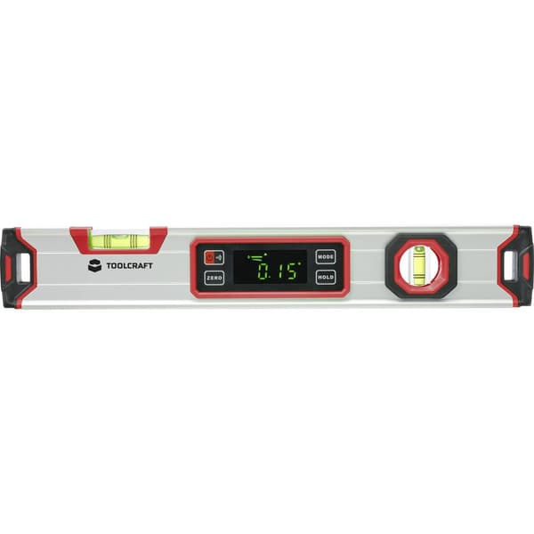 TOOLCRAFT TO-7337448 Digitalt vattenpass med magnet 400 mm 360 ° 1.0 mm/m