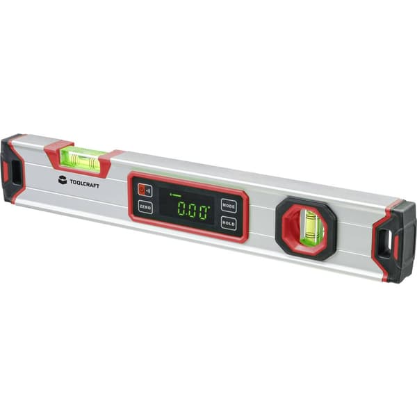 TOOLCRAFT TO-7337448 Digitalt vattenpass med magnet 400 mm 360 ° 1.0 mm/m