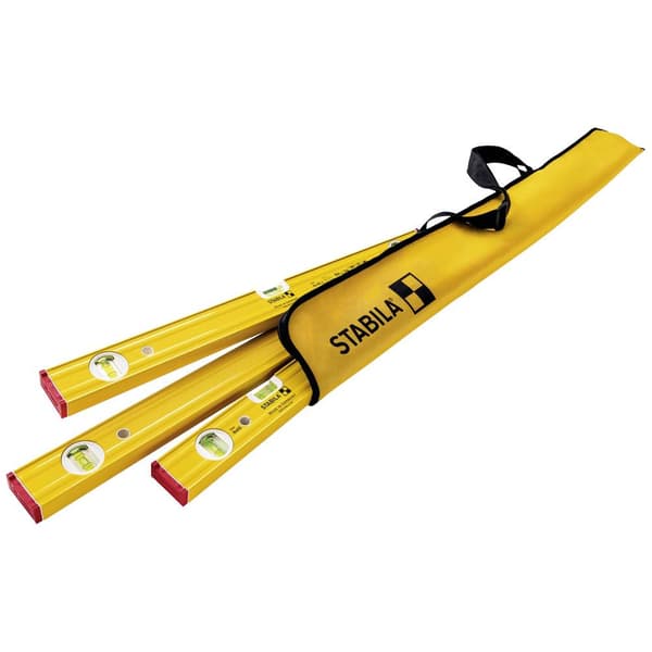 Stabila PRO SET 80 AS 19714 Vattenpass-set 30 cm, 60 cm, 120 cm 0.5 mm/m