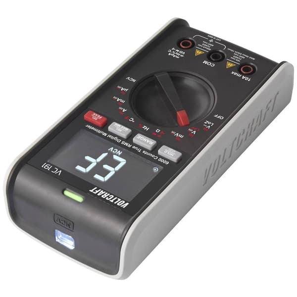 VOLTCRAFT VC191 Handmultimeter digital CAT III 600 V Display (Beräkningar): 6000