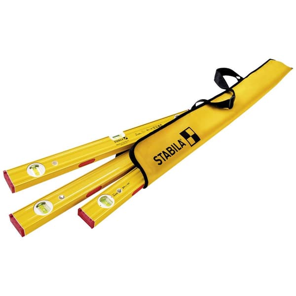 Stabila PRO SET 80 ASM 19716 Vattenpass-set 30 cm, 60 cm, 120 cm 0.5 mm/m