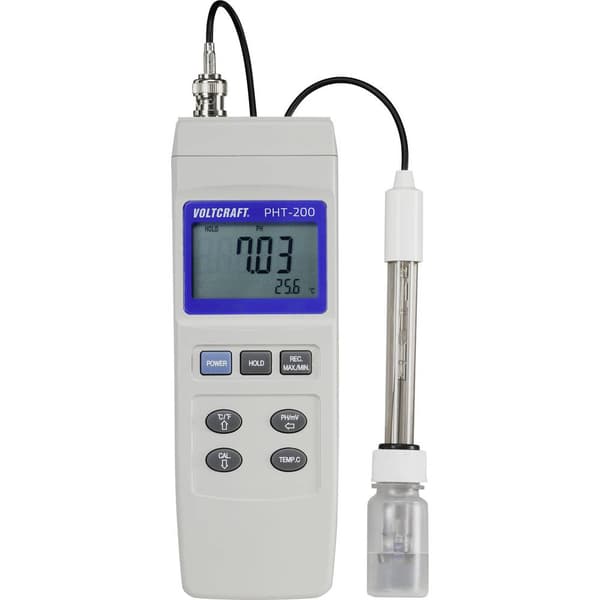 VOLTCRAFT PHT-200 Kombi-mätare pH-värde, Redox (ORP)