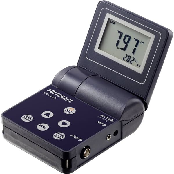VOLTCRAFT KBM-600 Kombi-mätare Redox (ORP), pH-värde, Temperatur