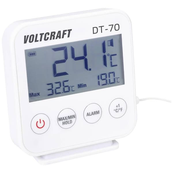 VOLTCRAFT DT-70 Kabeltemperaturgivare Temperaturmätningsområde (intervall) -40 till +70 °C Sensortyp NTC HACCP-konform