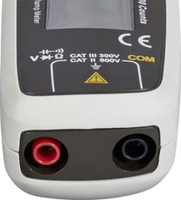 VOLTCRAFT VC-330 Clamp Meter Digital CAT II 600 V, CAT III 300 V Display (tæller): 2000