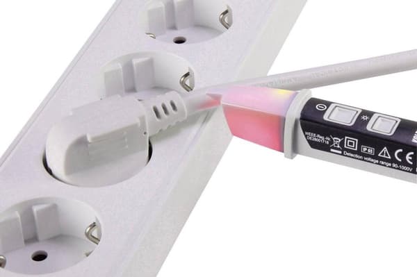 Voltcraft MS-500 kosketukseton jännitetesteri Cat IV 1000 V Led Akustinen
