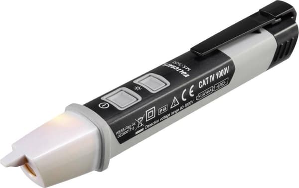 Voltcraft MS-500 kosketukseton jännitetesteri Cat IV 1000 V Led Akustinen