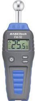 Miniatyrbillede 3 af 4: Basetech FM-10 Materiale fugtmåler Måleområde byggefugt 0,1 til 99,9 %Vol. Måleområde træfugtighed (område) 0,1 til 99,9 % vol.