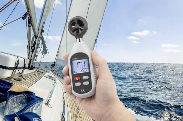 VOLTCRAFT AN-10 tuulimittari 0,3 - 30 m/s Magneettinen siipi