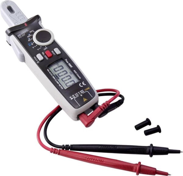 VOLTCRAFT VC-337 Clamp Meter Digital CAT III 300 V, CAT II 600 V Näyttö (määrät): 4000