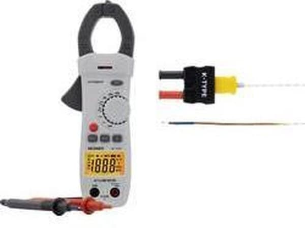 VOLTCRAFT VC-519 Clamp Meter Digital CAT III 600 V Näyttö (määrät): 2000