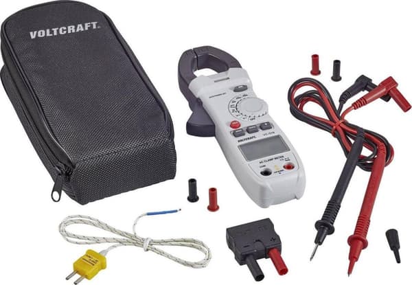 VOLTCRAFT VC-519 Clamp Meter Digital CAT III 600 V Näyttö (määrät): 2000
