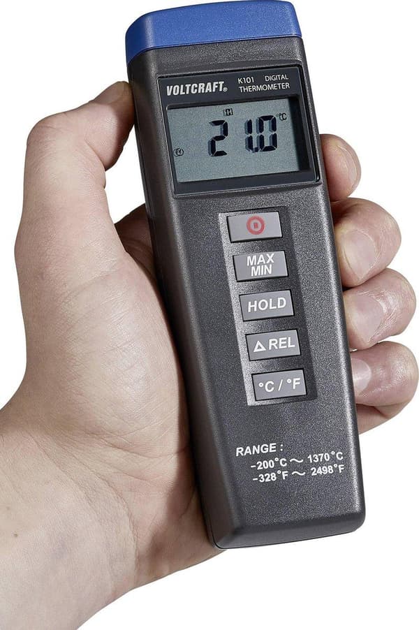 VOLTCRAFT K101 Temperaturmätare -200 - +1370 °C Givartyp K