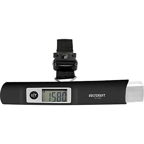 VOLTCRAFT VC-KS50 bagagevåg Viktområde (max.) 50 kg Läsbarhet 10 g Svart, ljusgrå (VC-KS50)