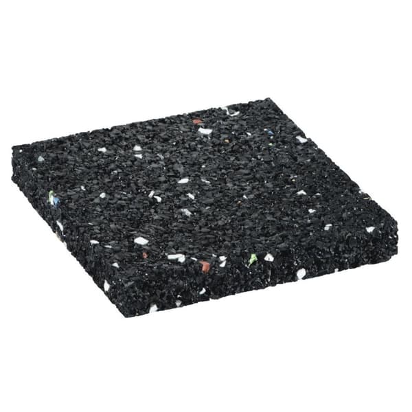 Xavax anti-vibrationsmåtter udskæringer (sæt med 4 anti-skridpuder 10 x 10 cm, gummimåtte til vaskemaskiner og tørretumblere, anti-vibration gummipude