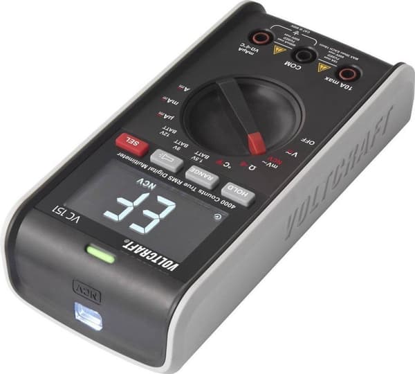 VOLTCRAFT VC151 Multimeter Digital CAT III 600 V Näyttö (määrät): 4000