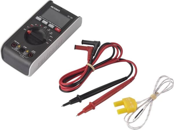 VOLTCRAFT VC151 Multimeter Digital CAT III 600 V Näyttö (määrät): 4000