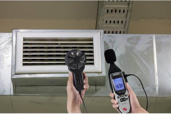 VOLTCRAFT UM5/1 200 Temperaturadapter -200 - 1372 °C Givartyp K Multifunktionell miljömätare 5-i-1