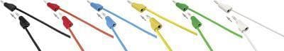 VOLTCRAFT MSB-300 mätledningssats [lamellplugg 4 mm - lamellplugg 4 mm] 1,00 m (MSB-300-1)