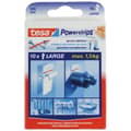 Pikkukuva 4 / 6: Tesa Powerstrips -koukut Trend Large - Valkoinen - 2 kpl