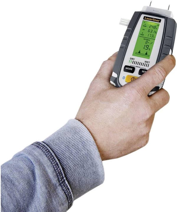 Laserliner MultiWet-Master Compact Plus Materiale fugtmåler Temperaturmåling