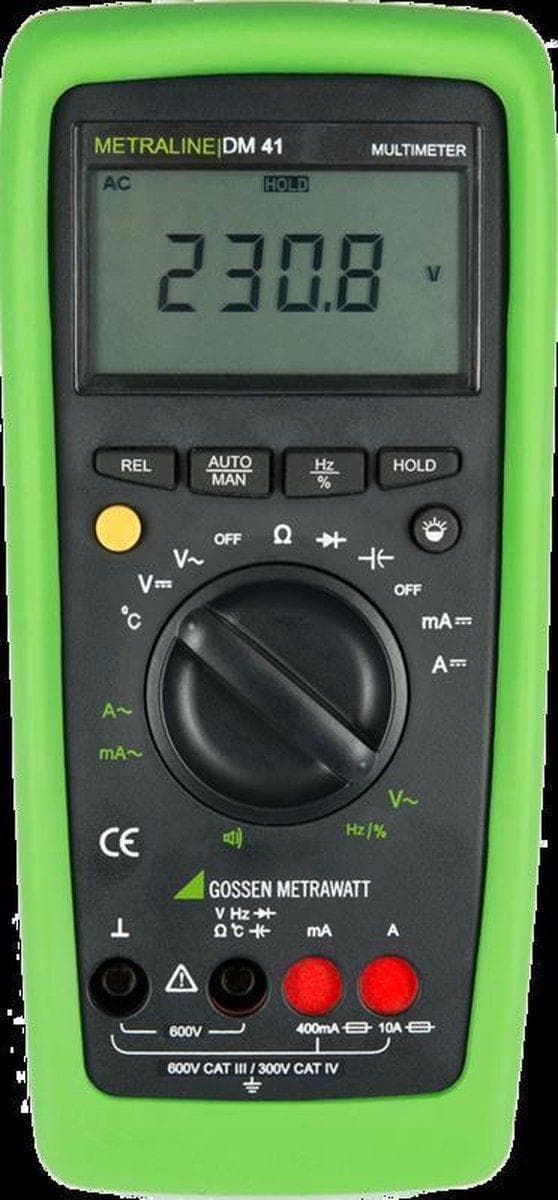Gossen Metrawatt METRALINE DM 41 Multimeter Digital CAT III 600 V, CAT IV 300 V Display (tæller): 4000