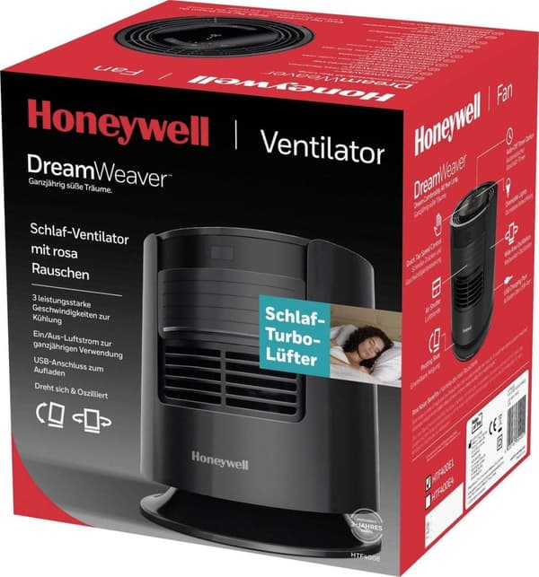 Honeywell - HTF400BE - DreamWeaver bordplade soveventilator
