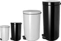 Pikkukuva 3 / 6: Helit H2404105 - Silver Ion Pedal Bin, "ritari", 5 litraa, valkoinen