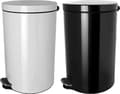 Pikkukuva 2 / 6: Helit H2404105 - Silver Ion Pedal Bin, "ritari", 5 litraa, valkoinen