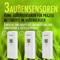 Miniatyrbillede 2 af 8: Bresser Vejrstation - Temeo Hygro Quadro - Med 4 måleresultater