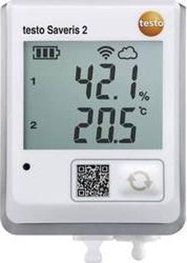 testo Saveris 2-H2 Multidatalogger Enhet som ska mätas: Temperatur, Luftfuktighet -30 till 70 °C 0 till 100 % Hrel