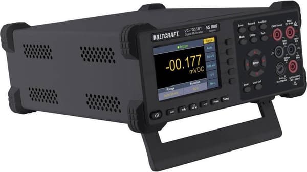 VOLTCRAFT VC-7055BT Bänkmultimeter Digital Datalogger CAT I 1000 V, CAT II 600 V Display (antal): 55000