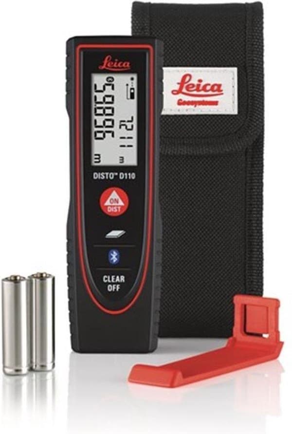 Leica Disto D110 Avståndsmätare i väska - bluetooth - 60m