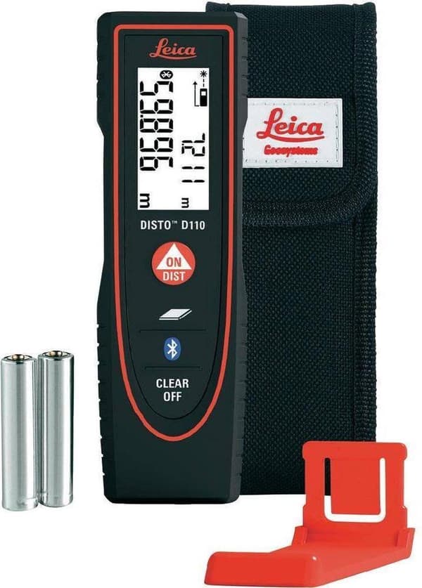 Leica Disto D110 Avståndsmätare i väska - bluetooth - 60m